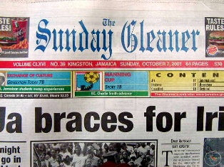 JAMAICA SUNDAY GLEANER (13 Weeks) 

JAMAICA SUNDAY GLEANER (13 Weeks): available at Sam's Caribbean Marketplace, the Caribbean Superstore for the widest variety of Caribbean food, CDs, DVDs, and Jamaican Black Castor Oil (JBCO). 
